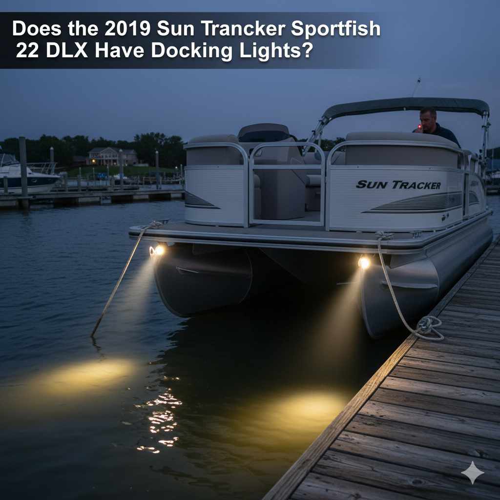 Does a 2019 Sun Tracker Sportfish 22DLX Have Docking Lights?