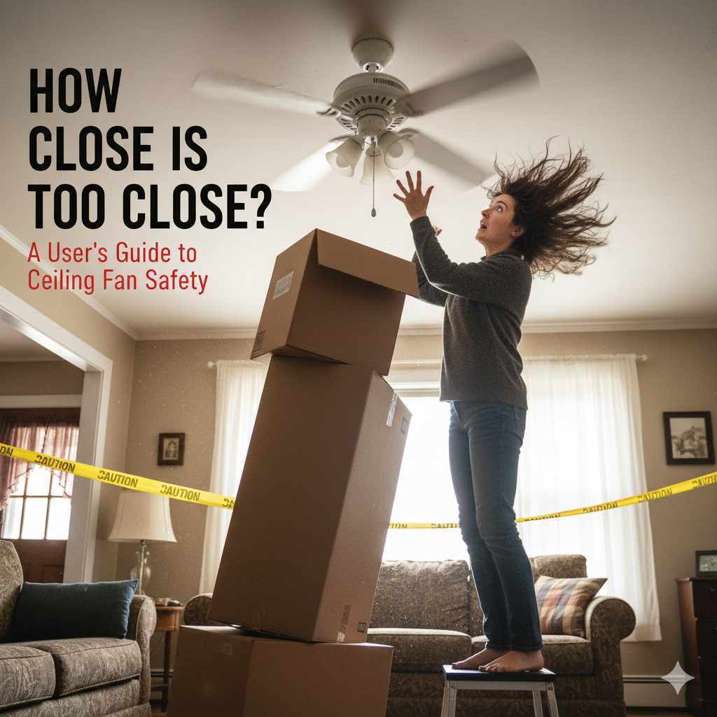 How Close Is Too Close To Ceiling Fan