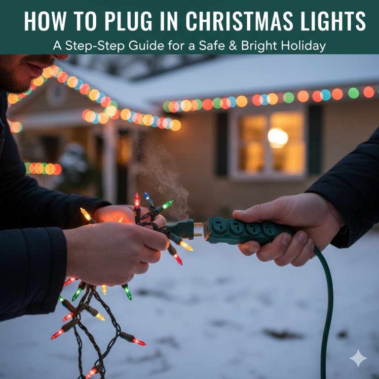 How To Plug In Christmas Lights