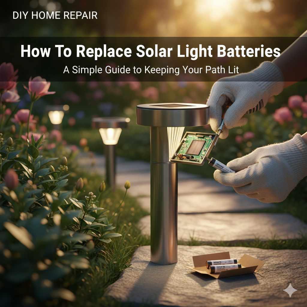 How To Replace Solar Light Batteries