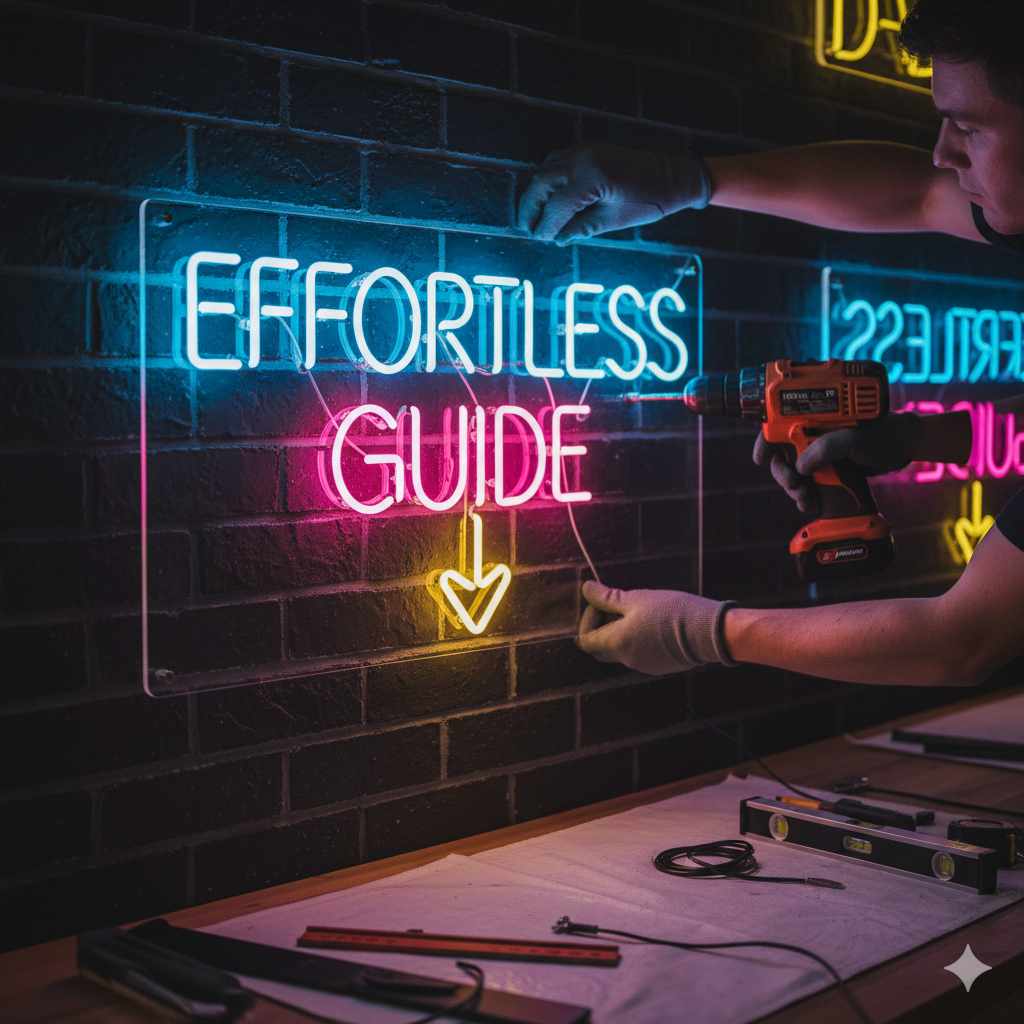 How to Hang a Neon Sign