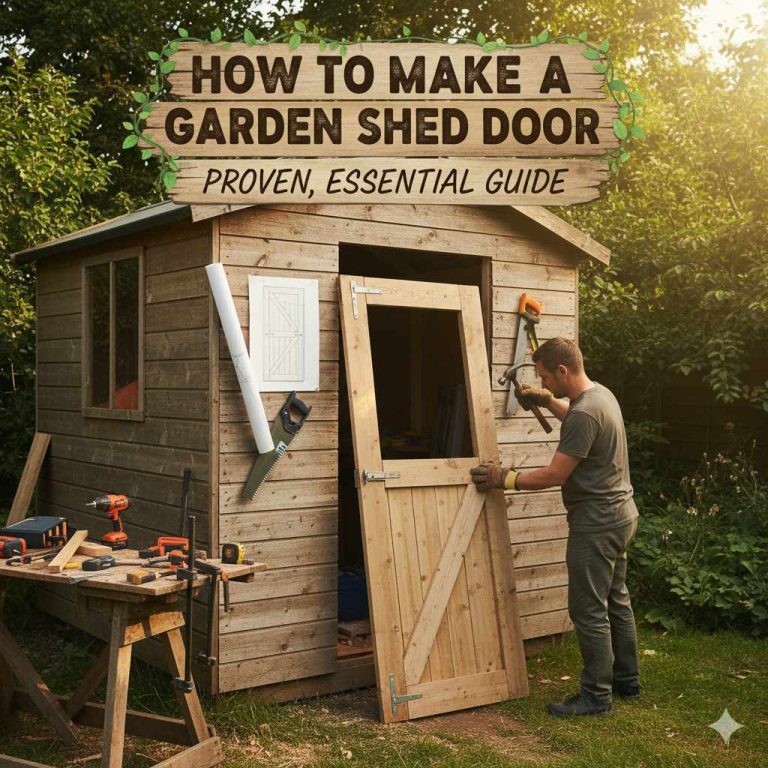 How to Make a Garden Shed Door