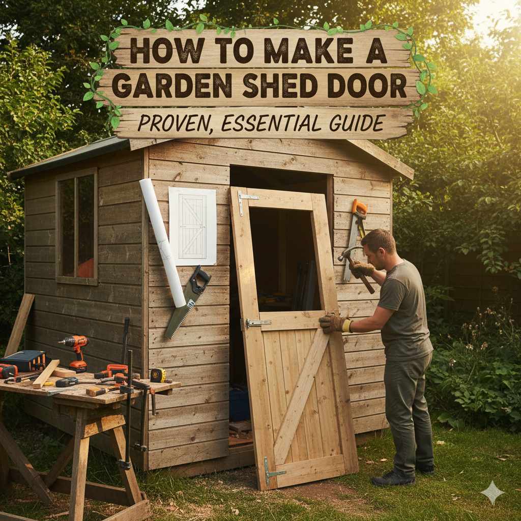 How to Make a Garden Shed Door