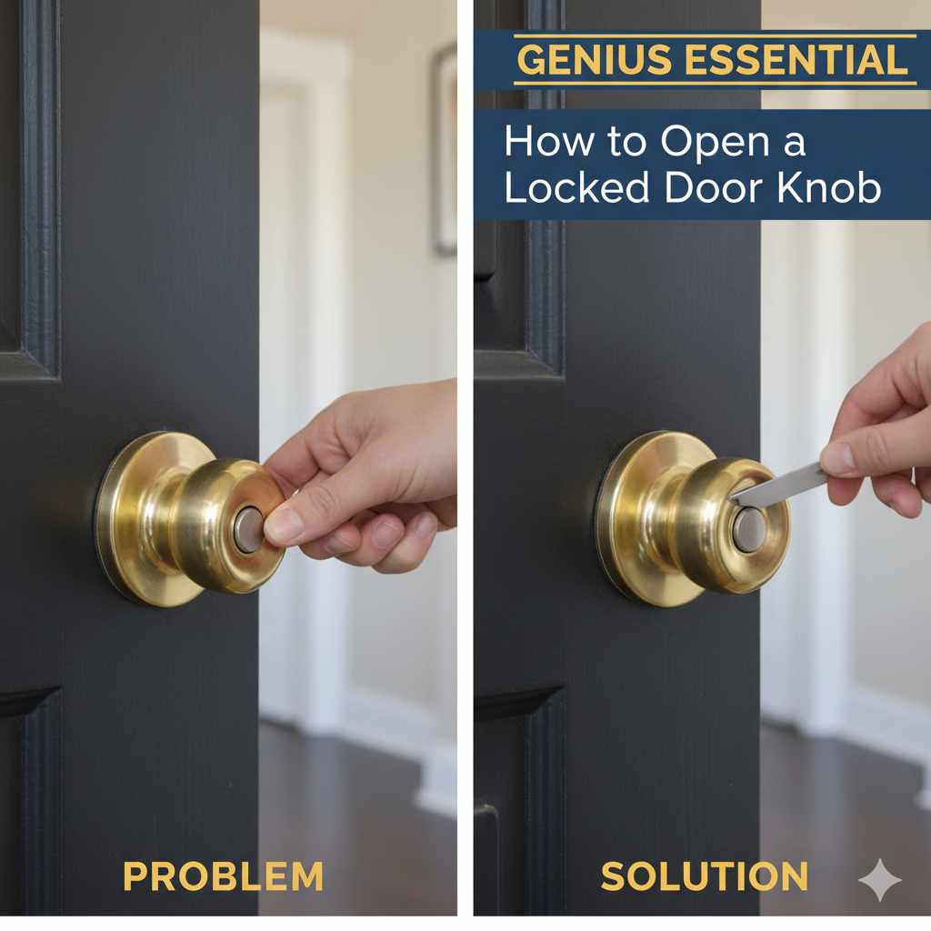 How to Open Locked Door Knob