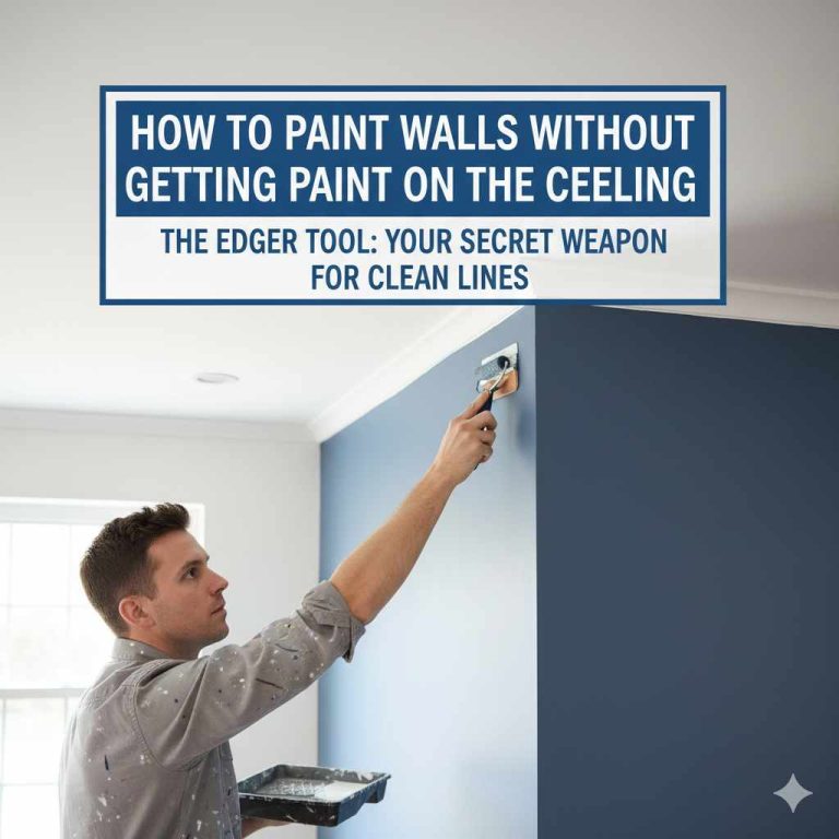 How to Paint Walls Without Getting Paint on the Ceiling