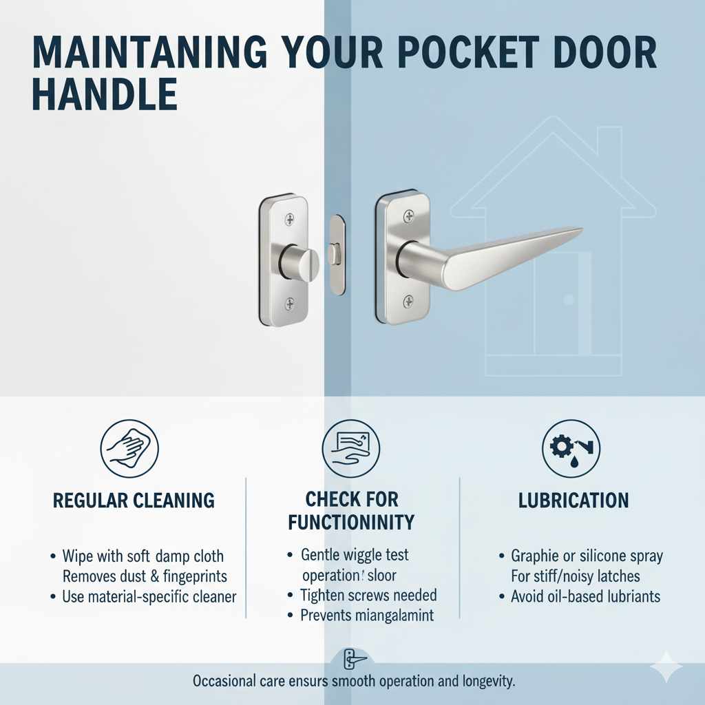 Maintaining Your Pocket Door Handle