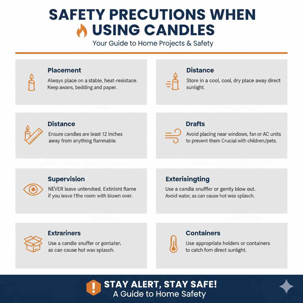 Safety Precautions When Using Candles