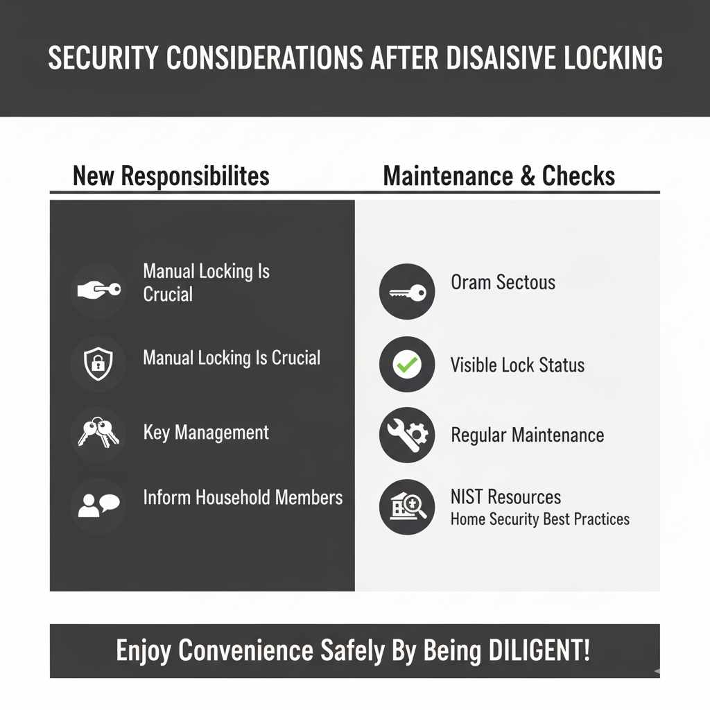 Security Considerations After Disabling Passive Locking