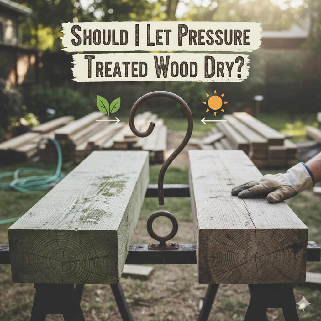 Should I Let Pressure Treated Wood Dry