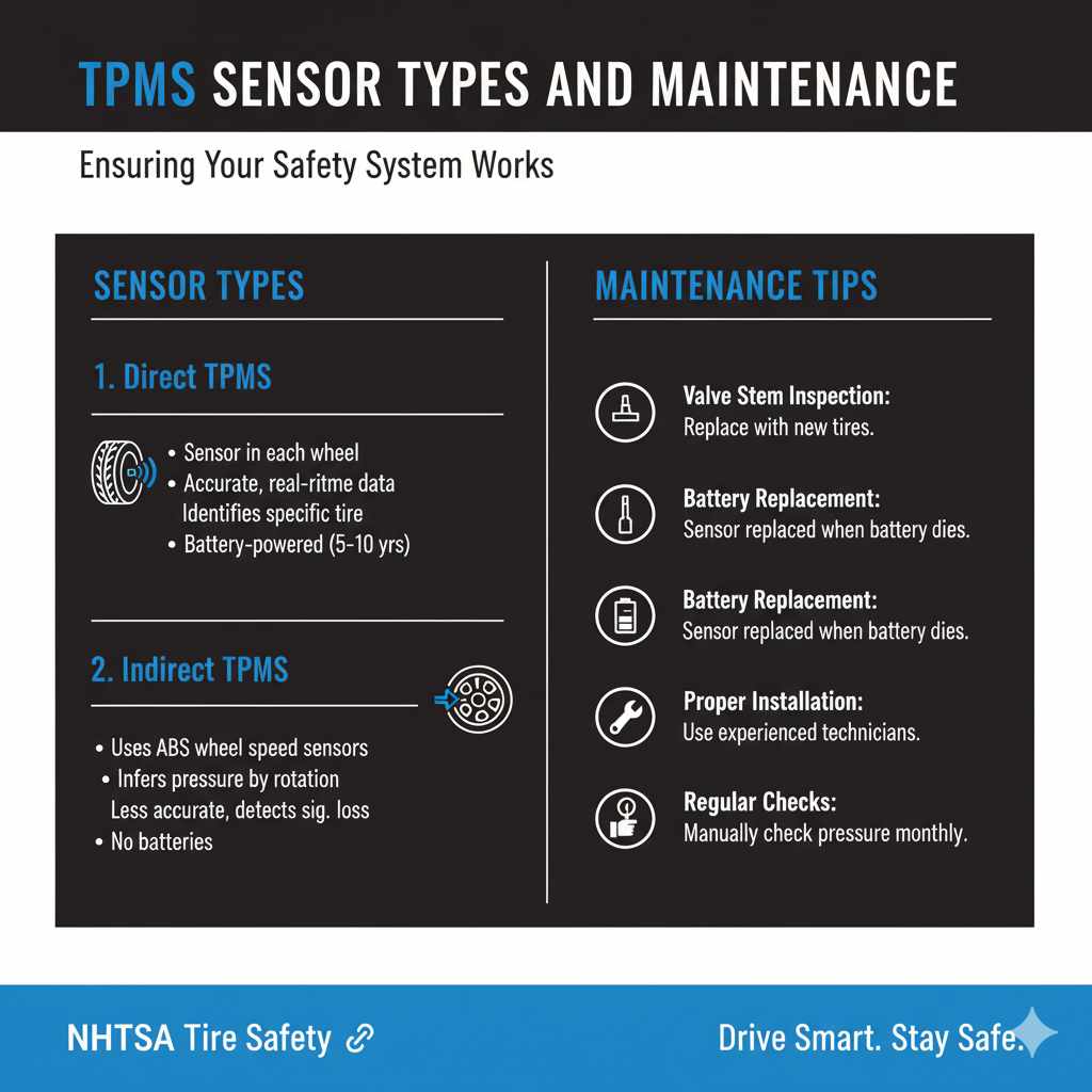 TPMS Sensor Types and Maintenance