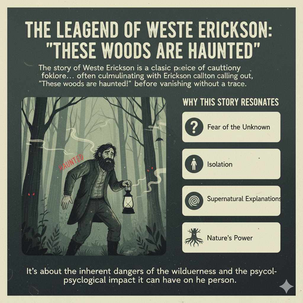 The Legend of Weste Erickson: "These Woods Are Haunted"