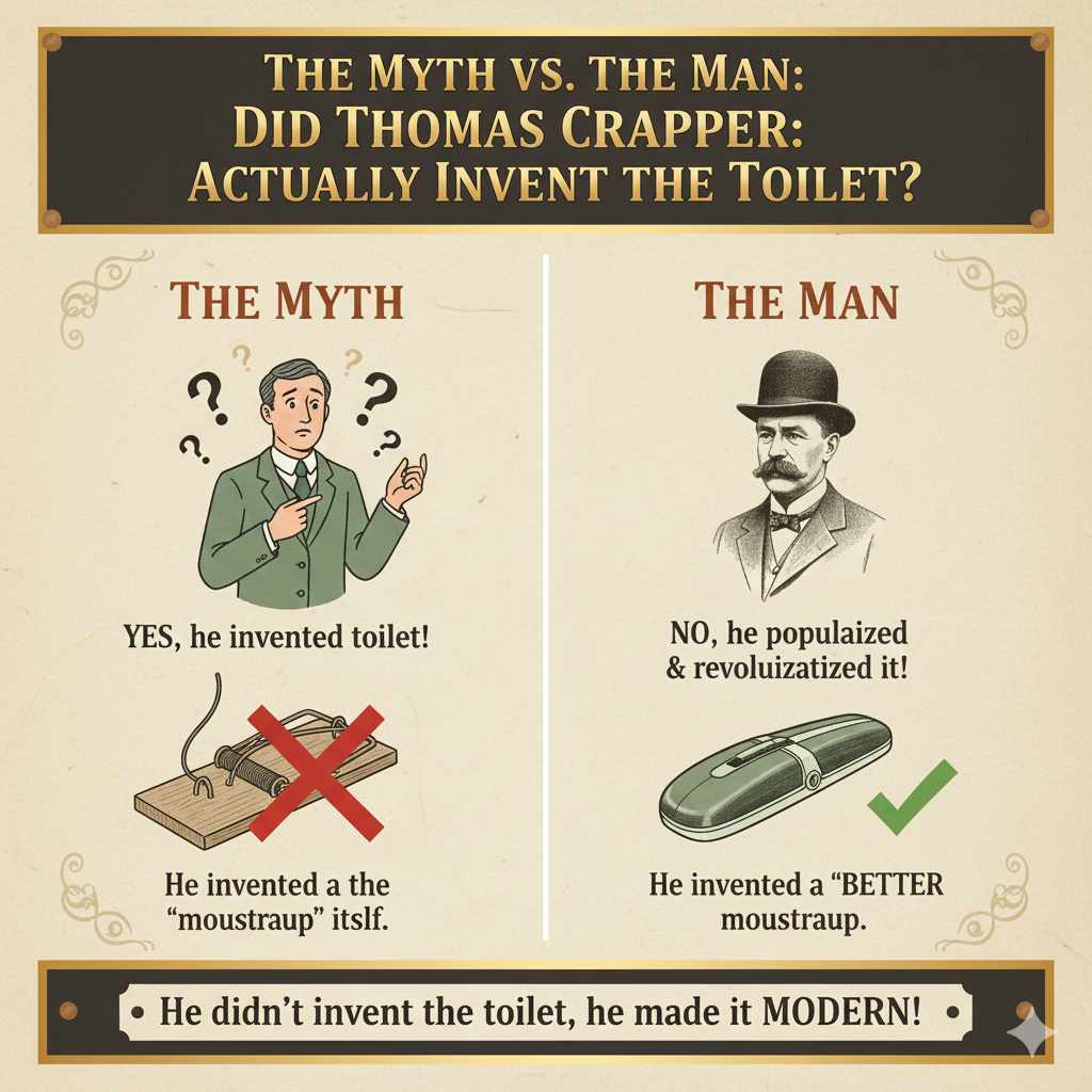 The Myth vs. The Man: Did Thomas Crapper Actually Invent the Toilet?