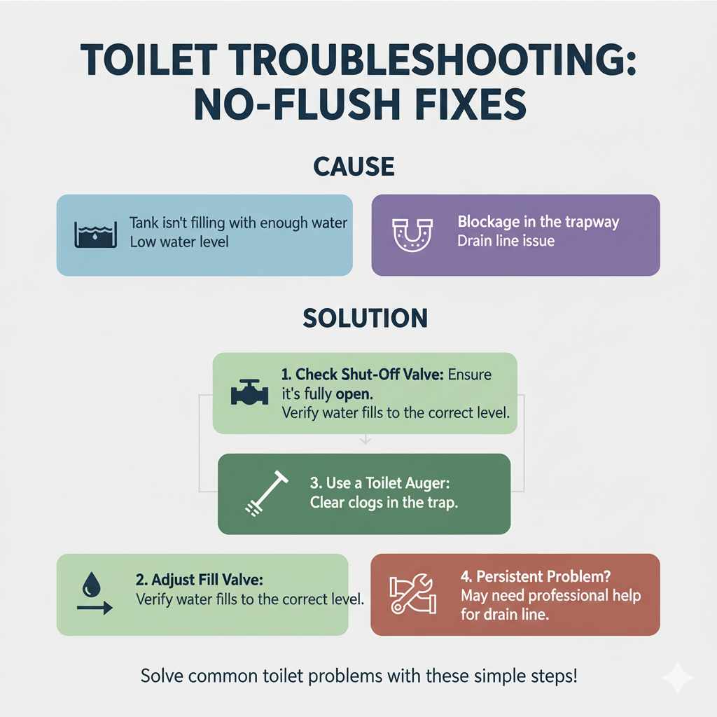 The Toilet Won't Flush Properly