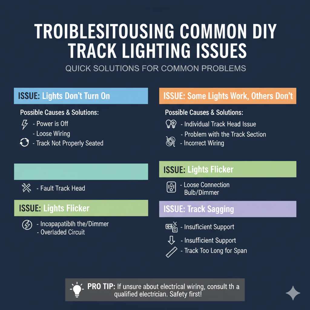 Troubleshooting Common DIY Track Lighting Issues