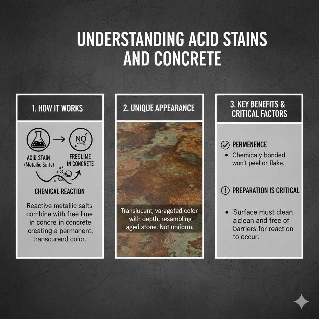 Understanding Acid Stains and Concrete