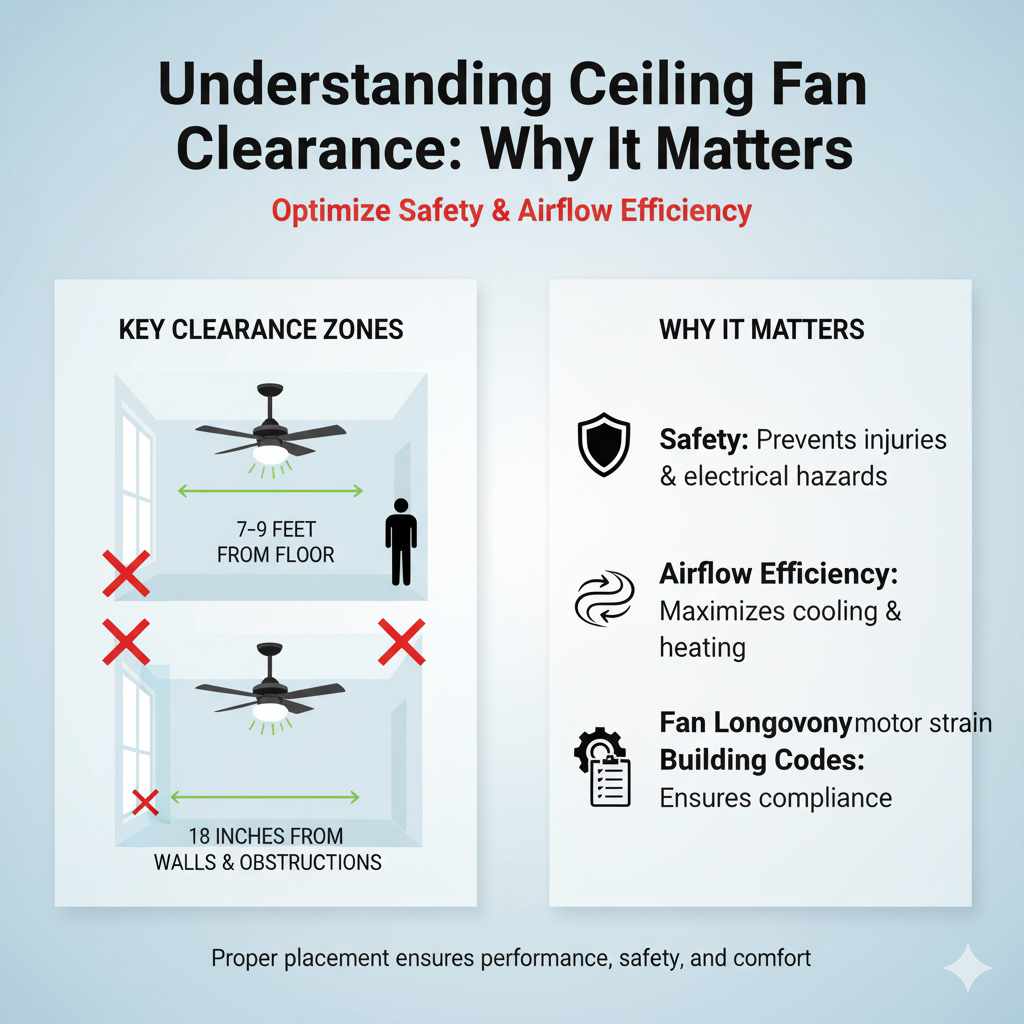 Understanding Ceiling Fan Clearance: Why It Matters
