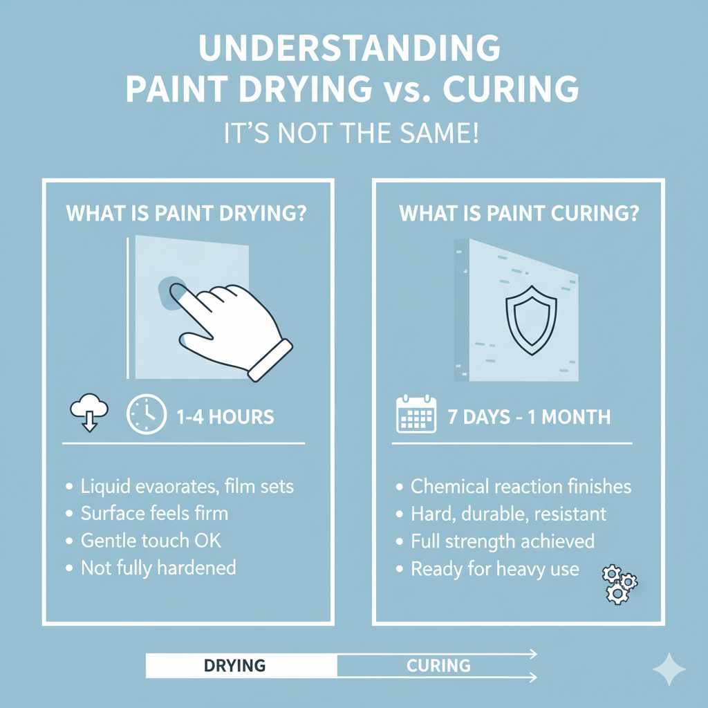Understanding Paint Drying vs. Curing: It's Not the Same!