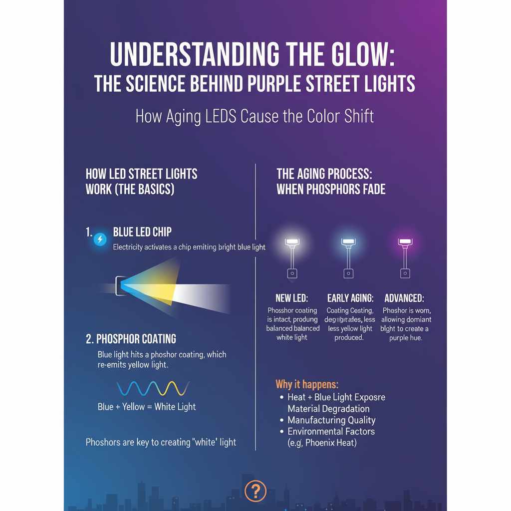 Understanding the Glow: The Science Behind Purple Street Lights