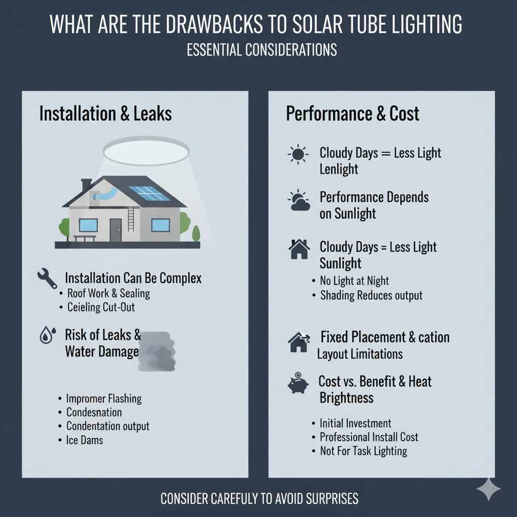 What Are The Drawbacks To Solar Tube Lighting: Essential Considerations
