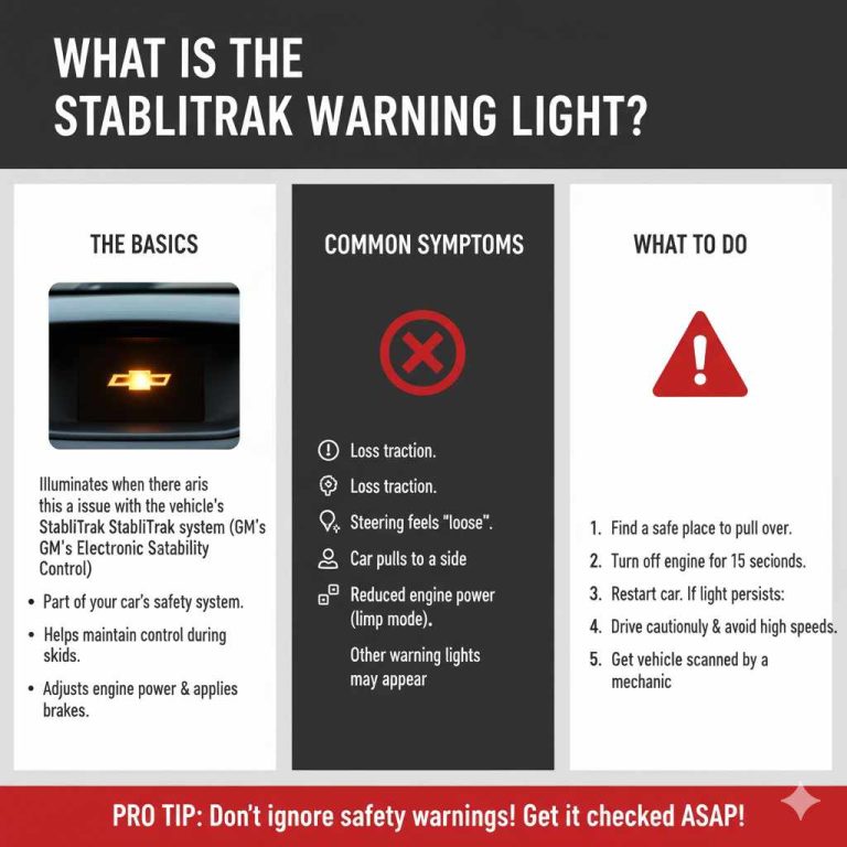 What Is The Stabilitrak Warning Light
