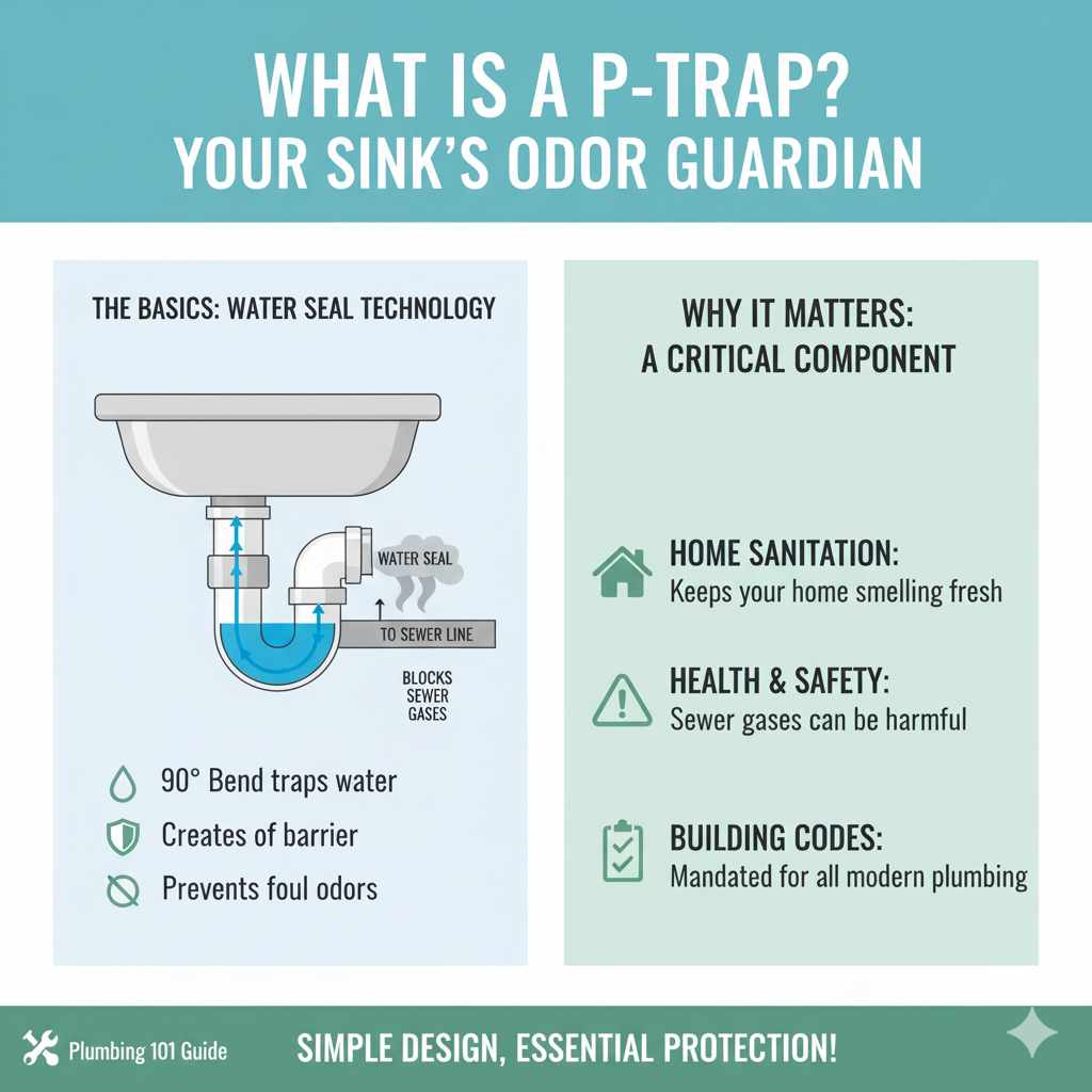 What is a P-Trap? Your Sink's Odor Guardian