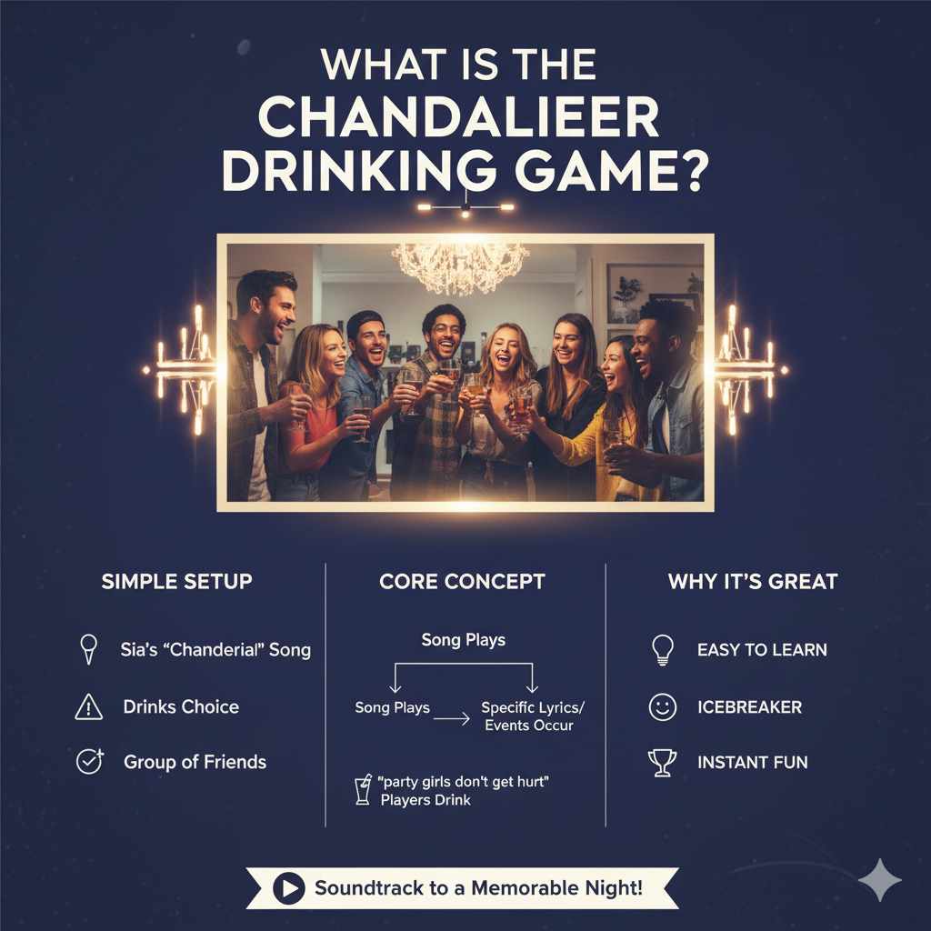 What is the Chandelier Drinking Game?