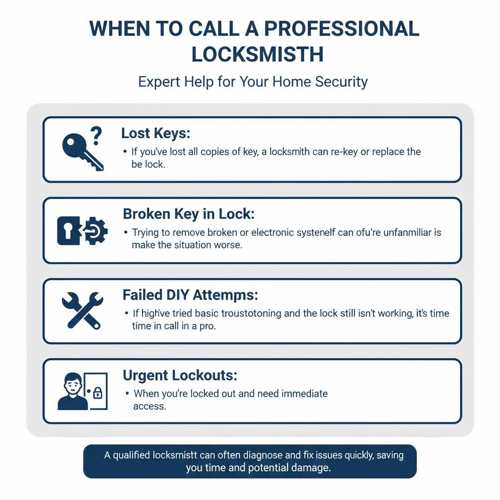 When to Call a Professional Locksmith