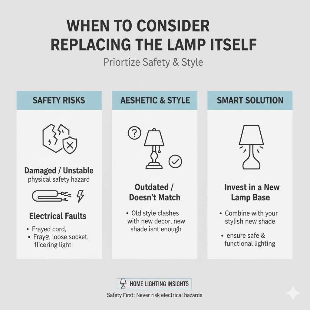 When to Consider Replacing the Lamp Itself
