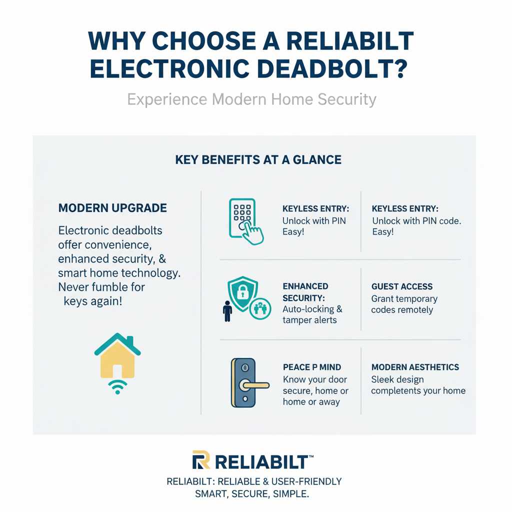 Why Choose a Reliabilt Electronic Deadbolt?