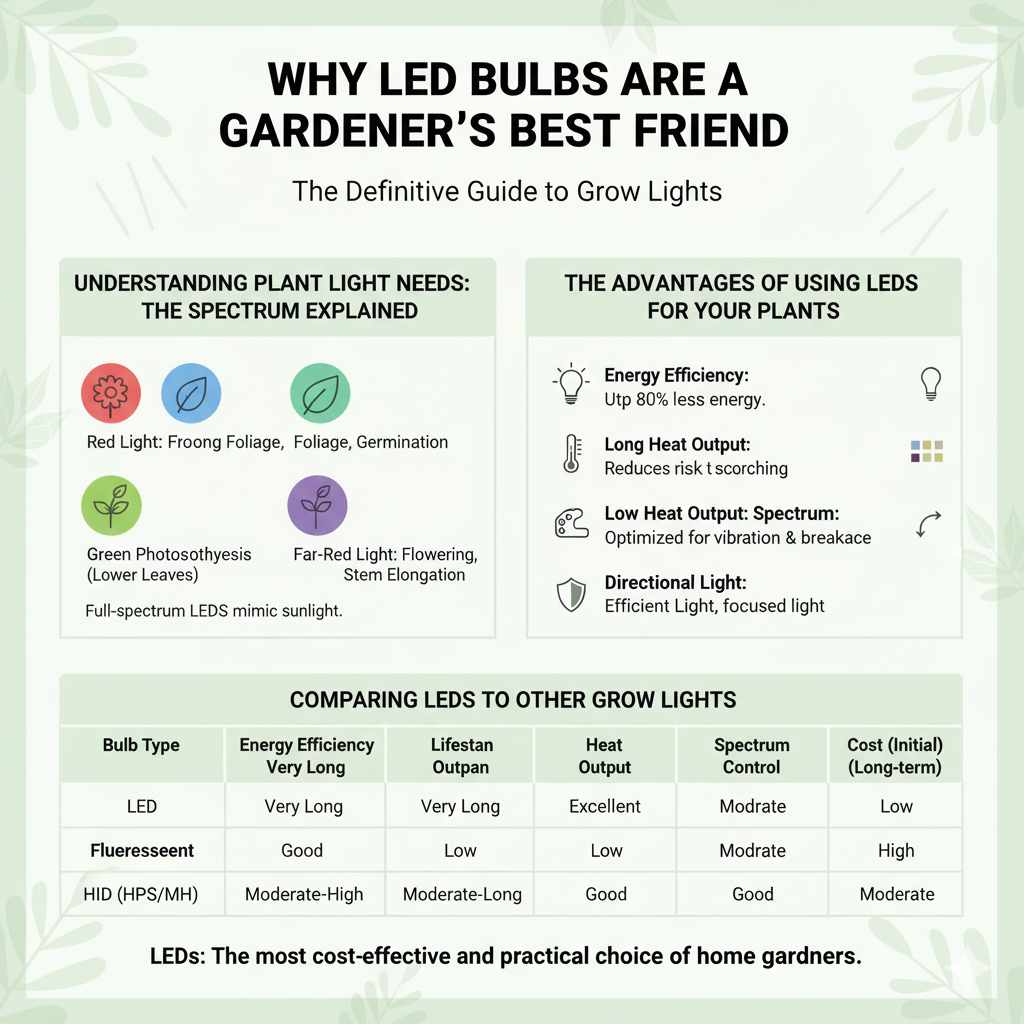 Why LED Bulbs Are a Gardener's Best Friend