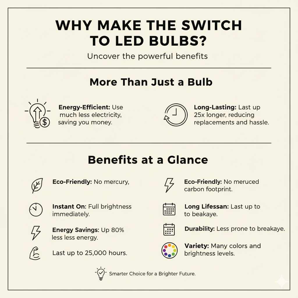 Why Make the Switch to LED Bulbs?