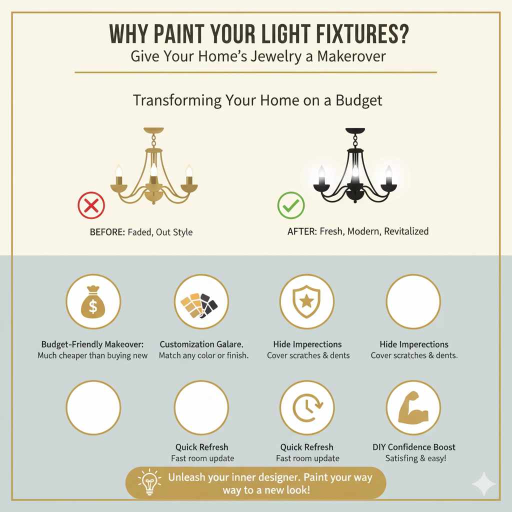 Why Paint Your Light Fixtures?