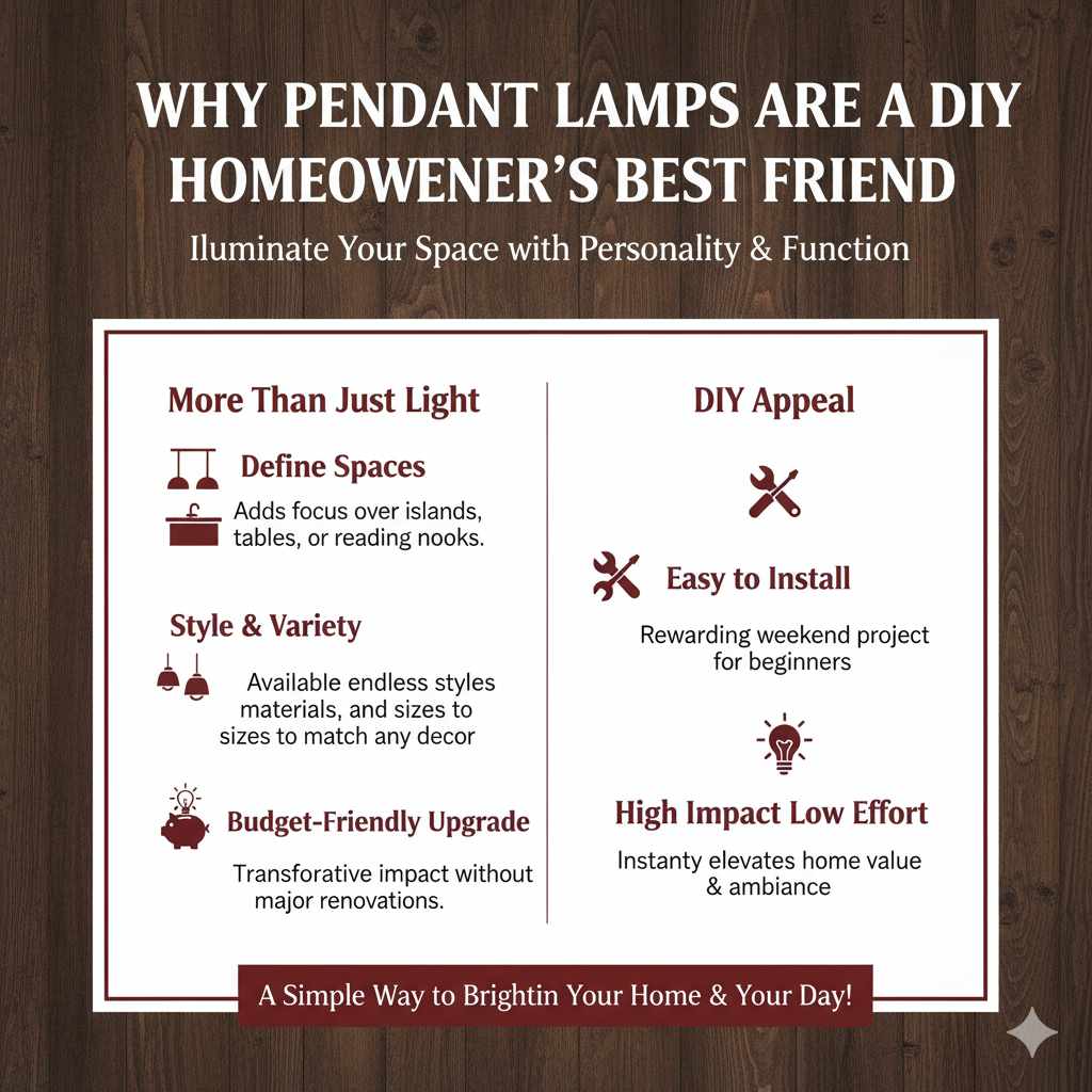 Why Pendant Lamps Are a DIY Homeowner's Best Friend