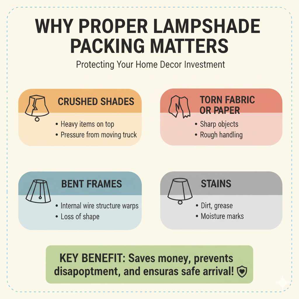 Why Proper Lampshade Packing Matters