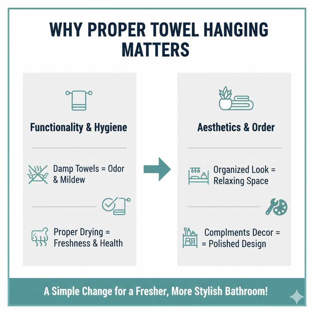 Why Proper Towel Hanging Matters