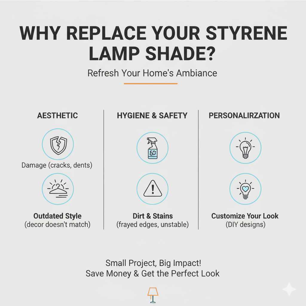 Why Replace Your Styrene Lamp Shade?