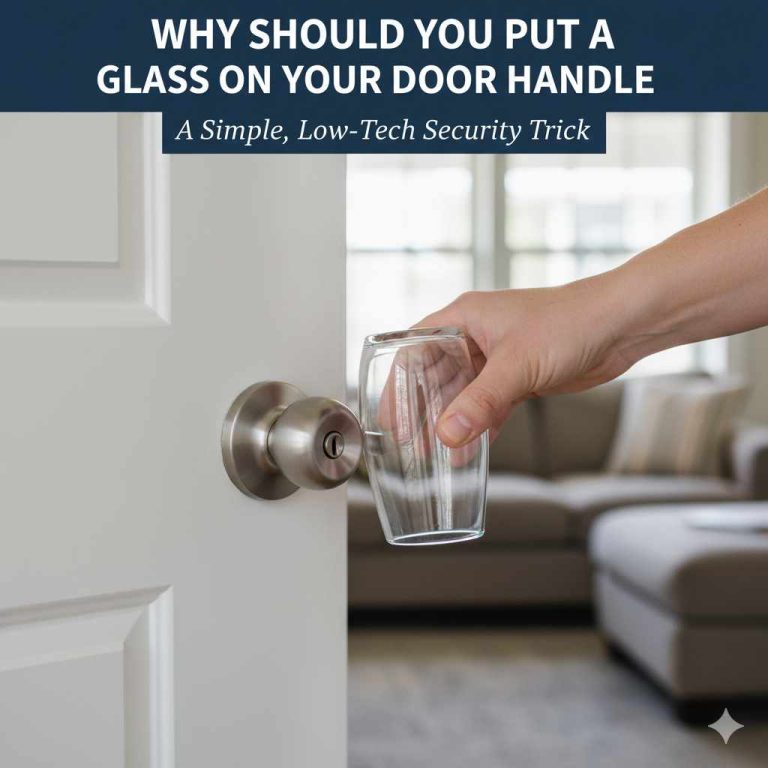 Why Should You Put A Glass On Your Door Handle