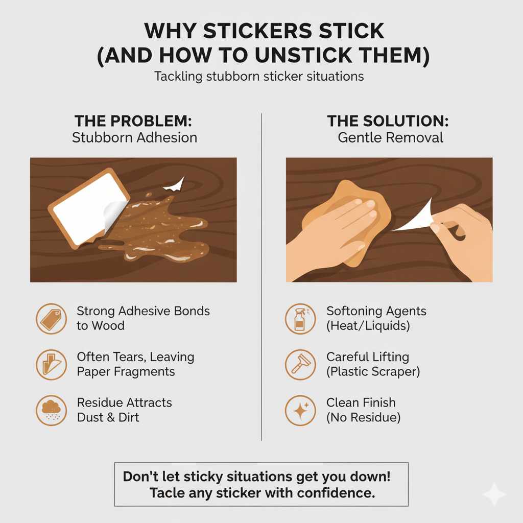 Why Stickers Stick (And How to Unstick Them)