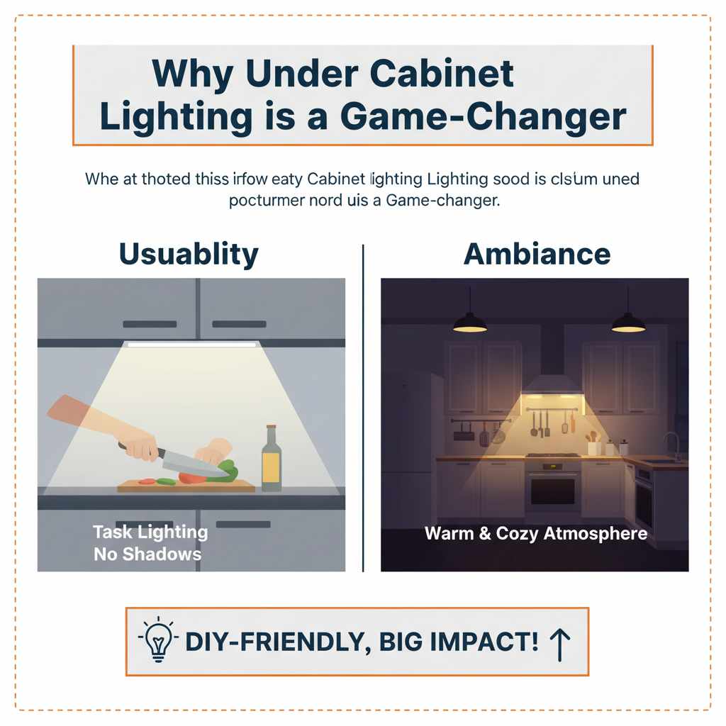 Why Under Cabinet Lighting is a Game-Changer