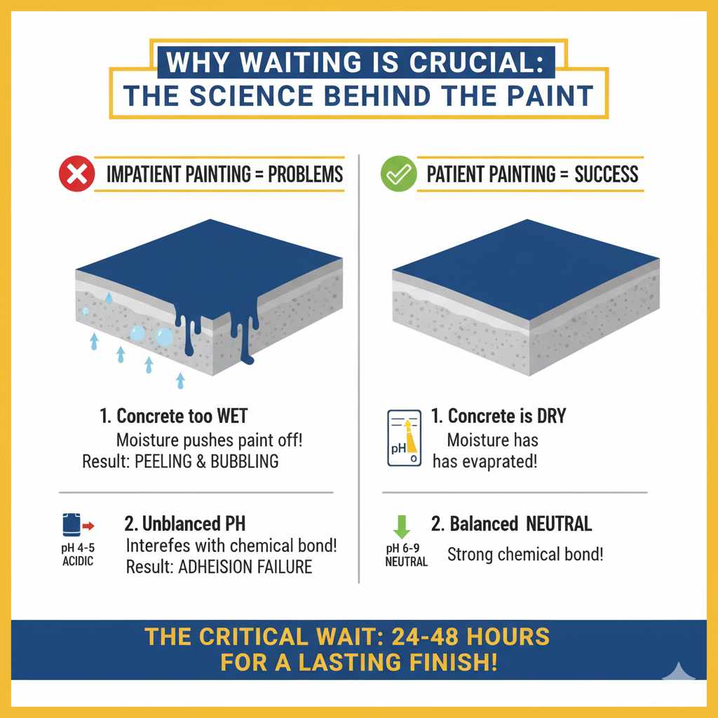 Why Waiting is Crucial: The Science Behind the Paint