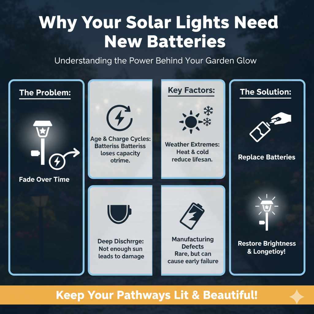 Why Your Solar Lights Need New Batteries