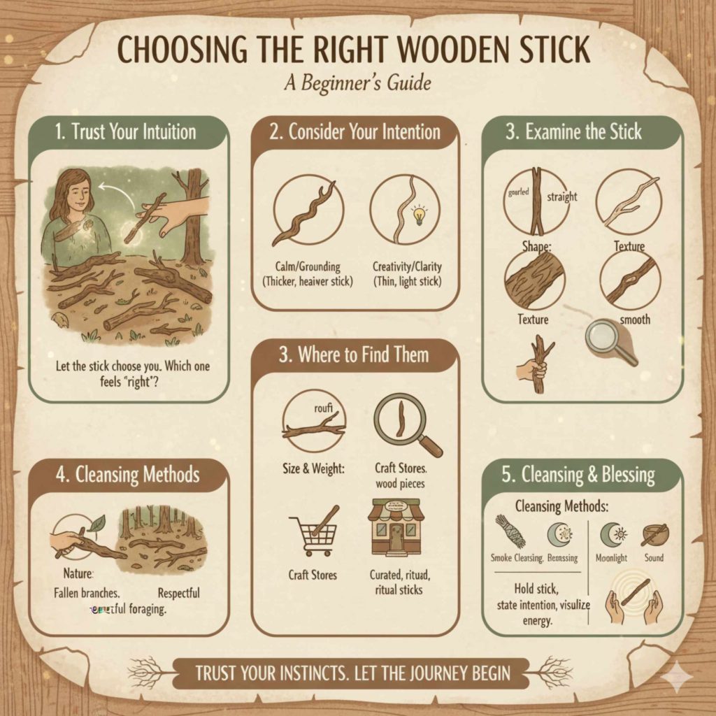 Choosing the Right Wooden Stick A Beginner's Guide
