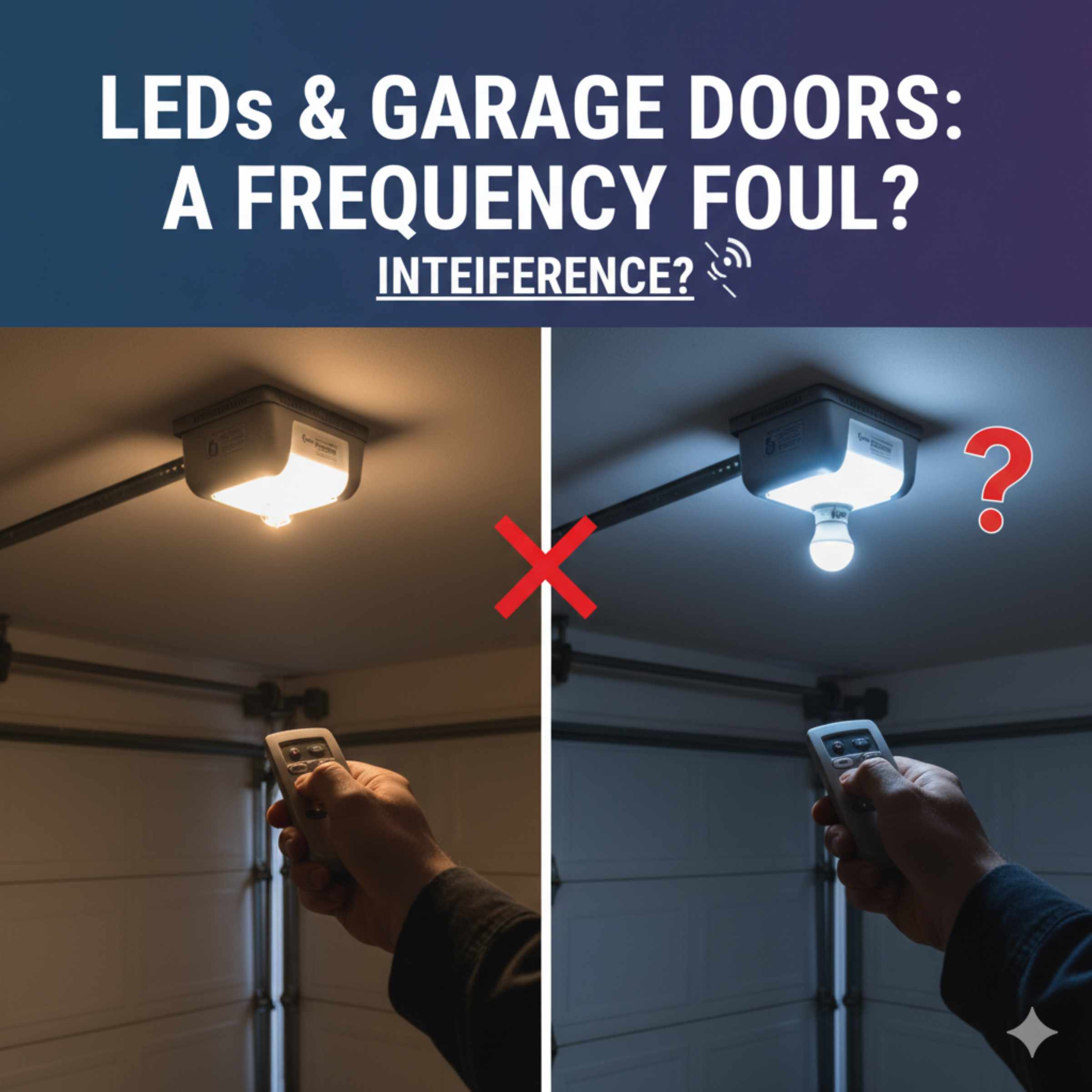 Do LED Light Bulbs Interfere With Garage Door Openers