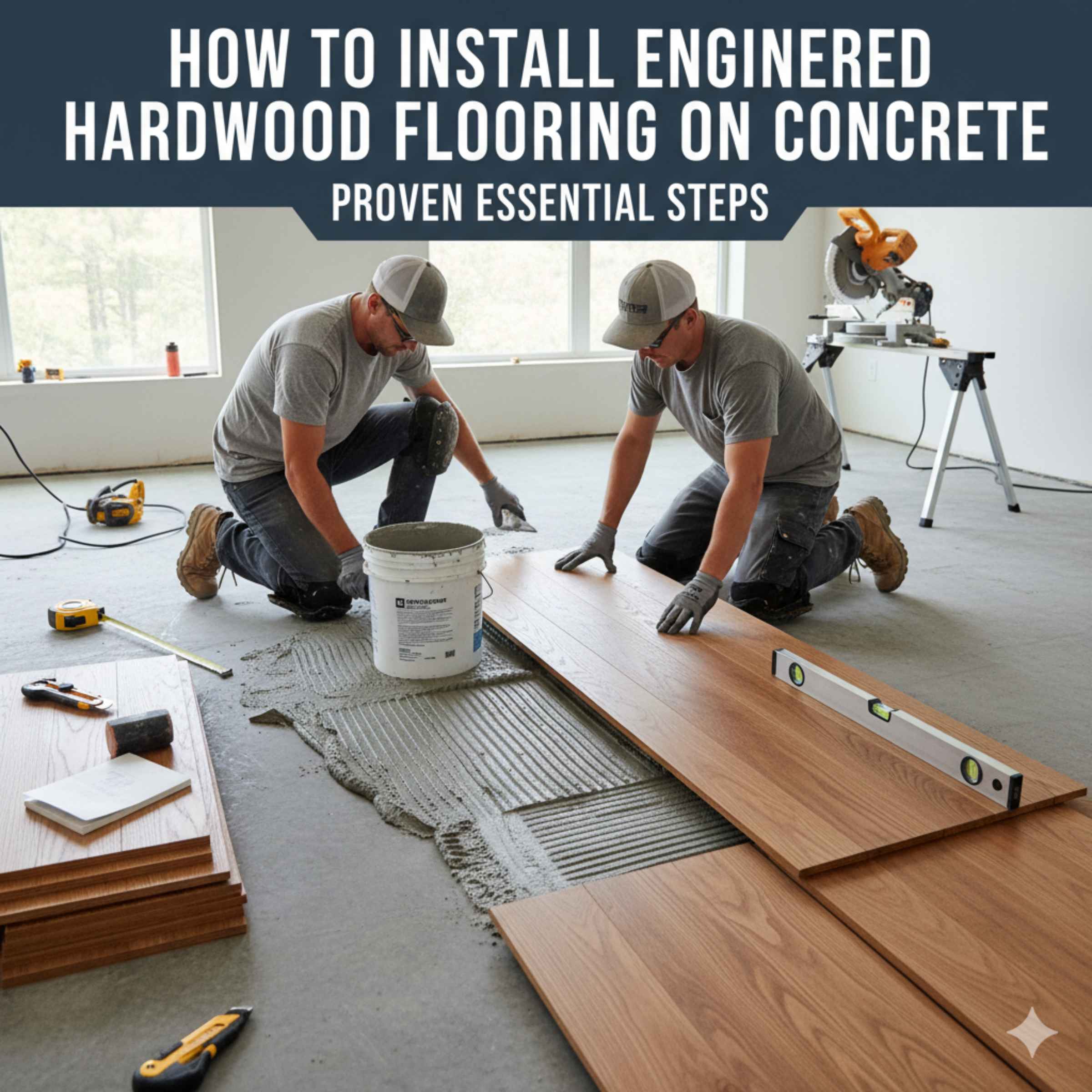How To Install Engineered Hardwood Flooring On Concrete