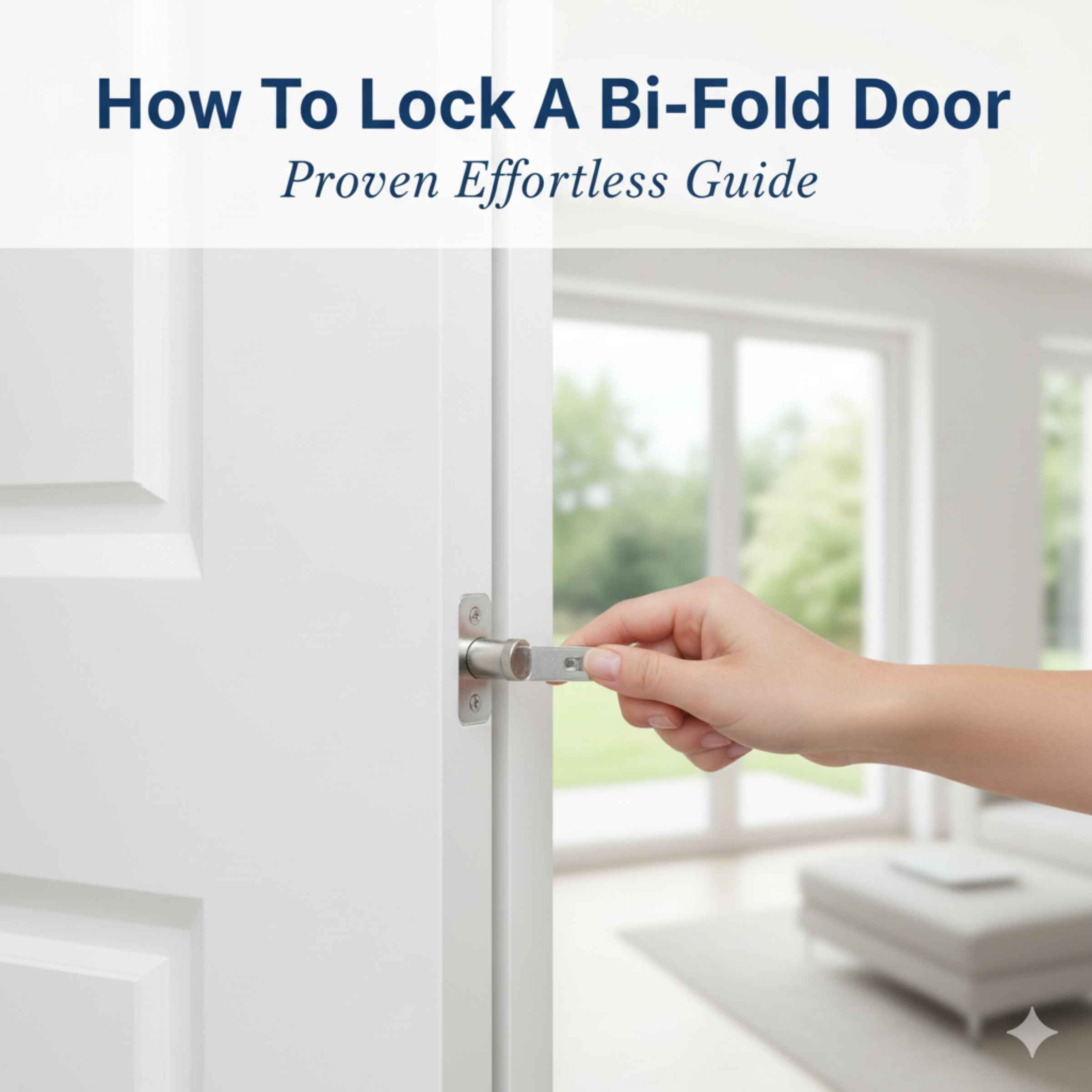 How To Lock A Bi Fold Door Proven
