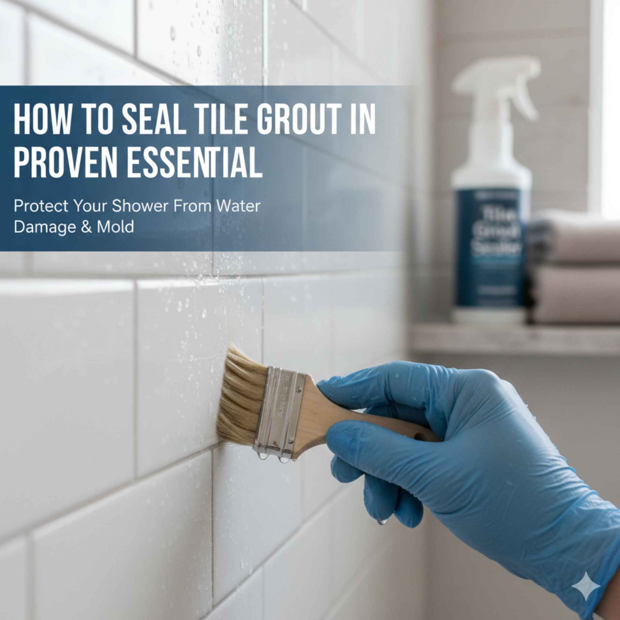 How To Seal Tile Grout In Shower: Proven Essential