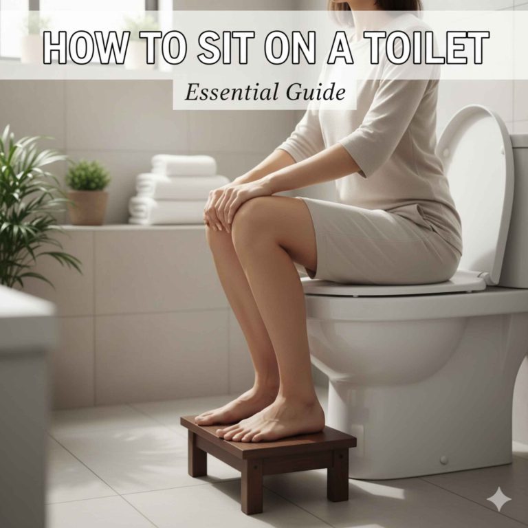 How To Sit On A Toilet
