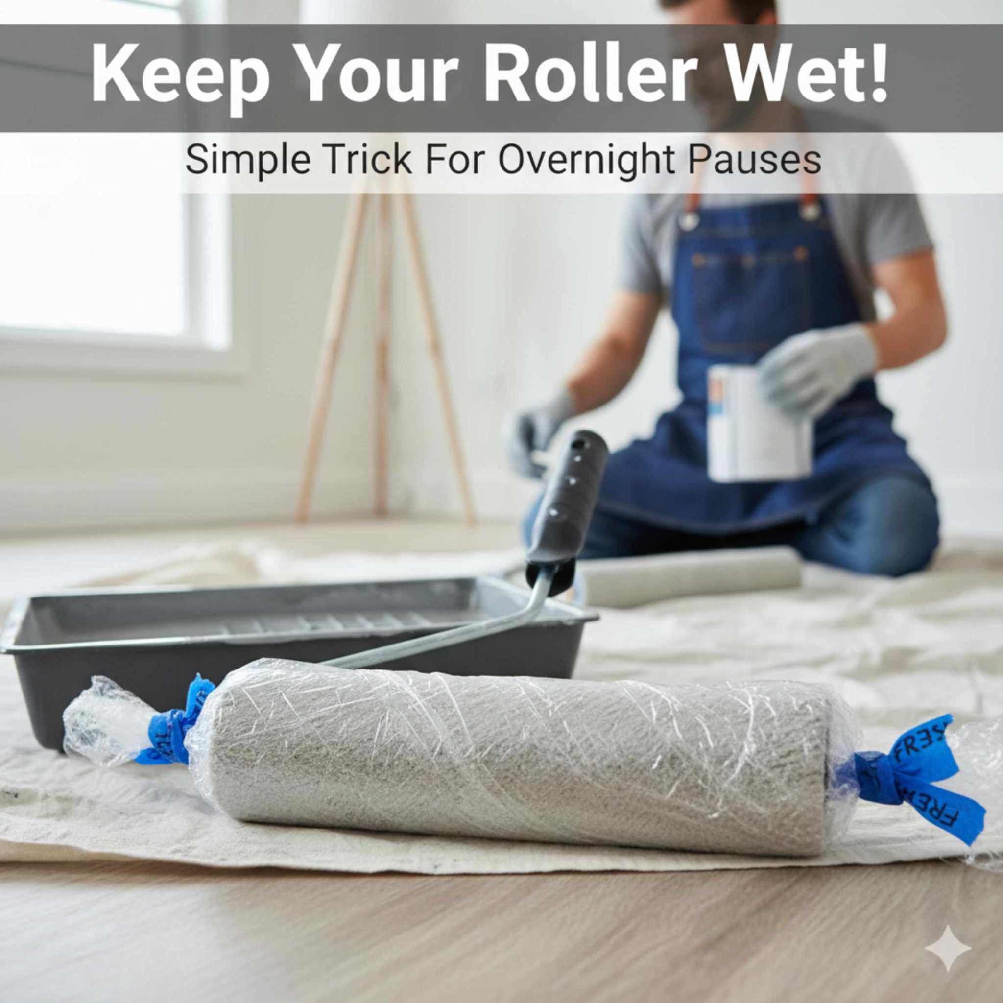 How to Keep Paint Roller From Drying Out: Genius Tip