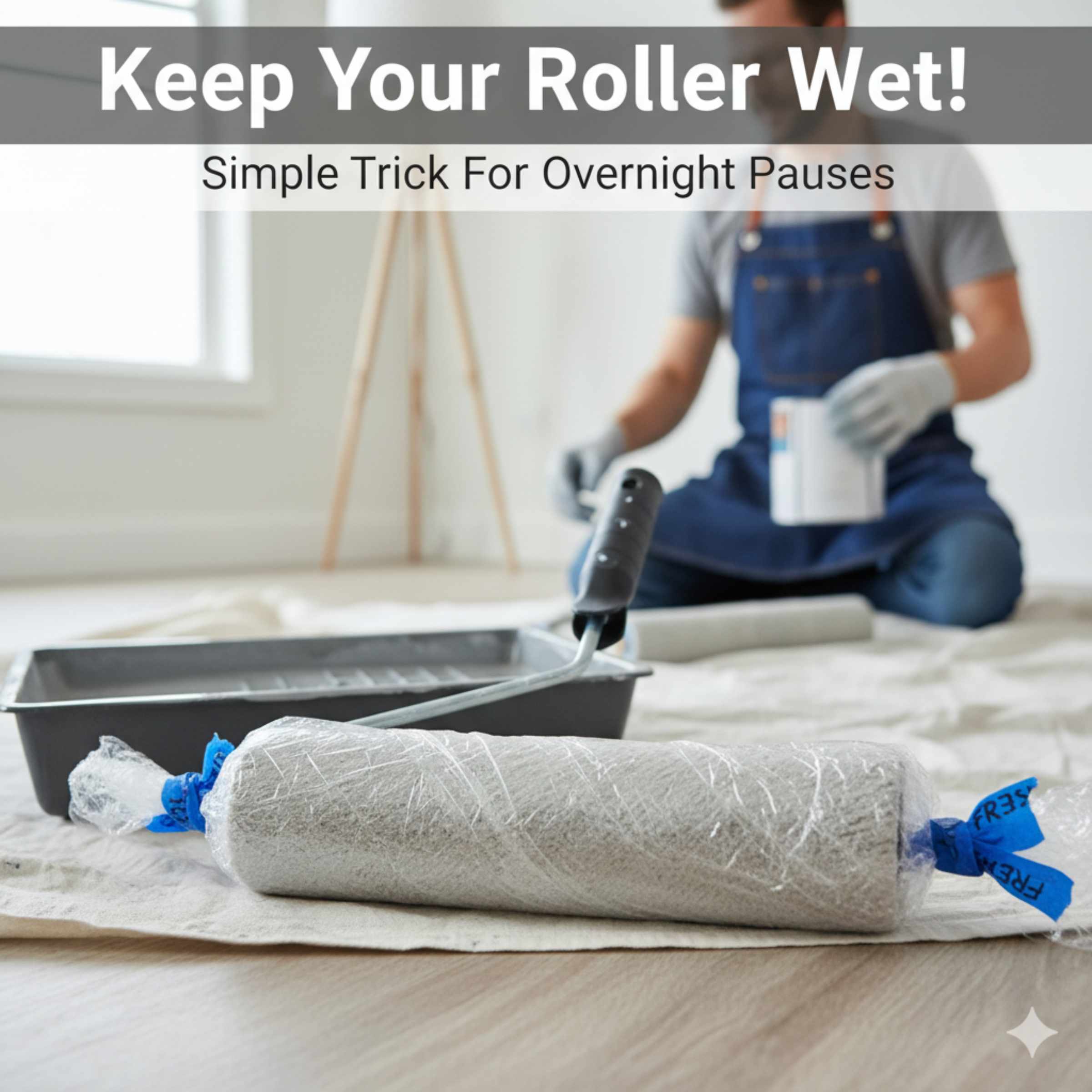 How to Keep Paint Roller From Drying Out