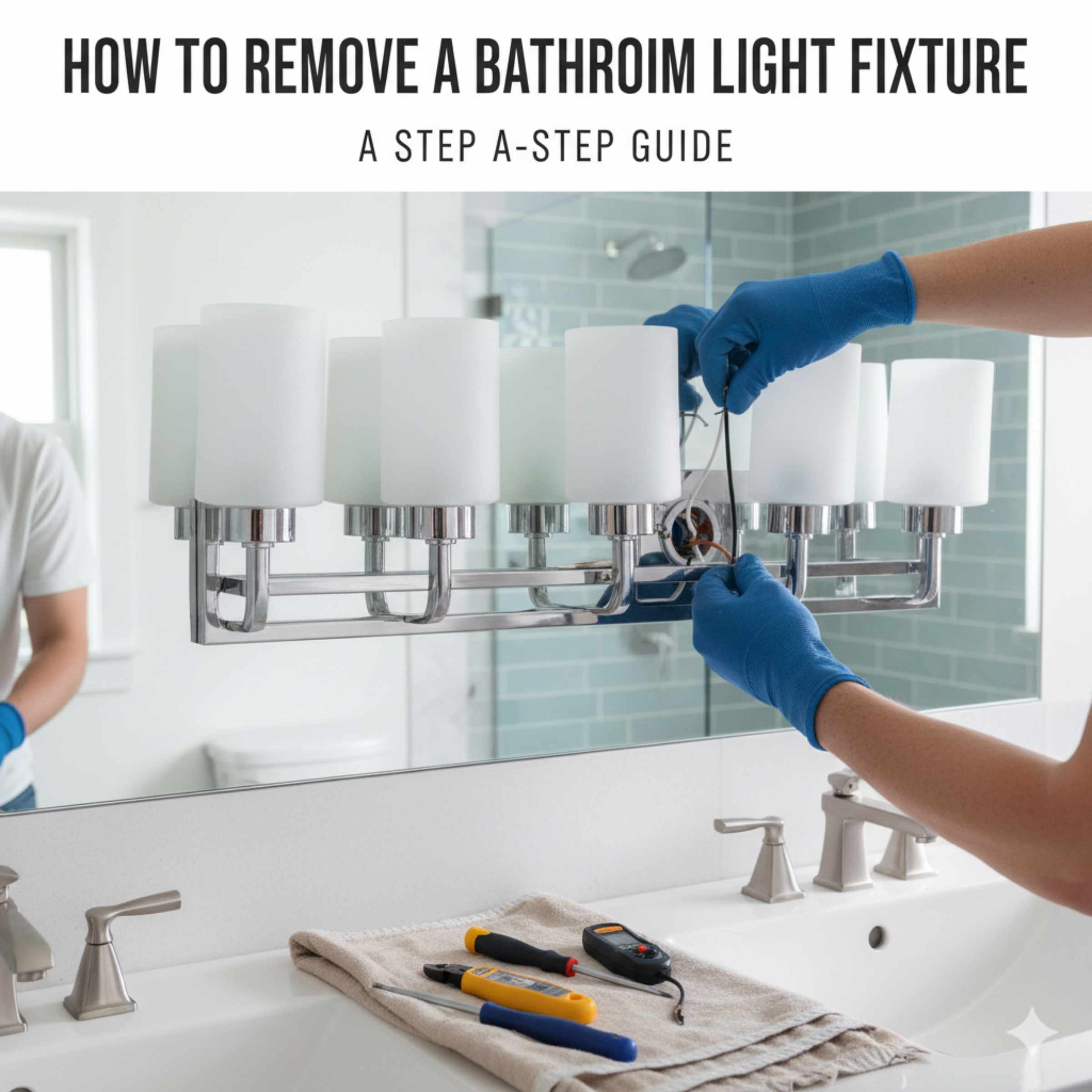 How to Remove Bathroom Light Fixture